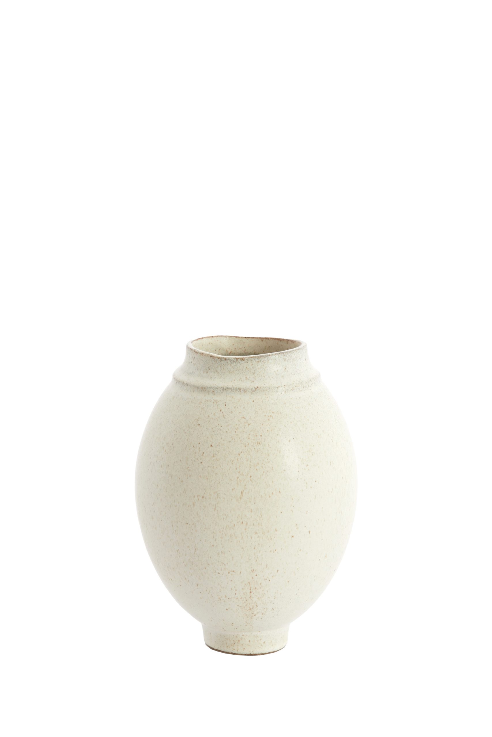 Light & Living Vaas deco Ø17x23,5 cm LOREA keramiek mat crème