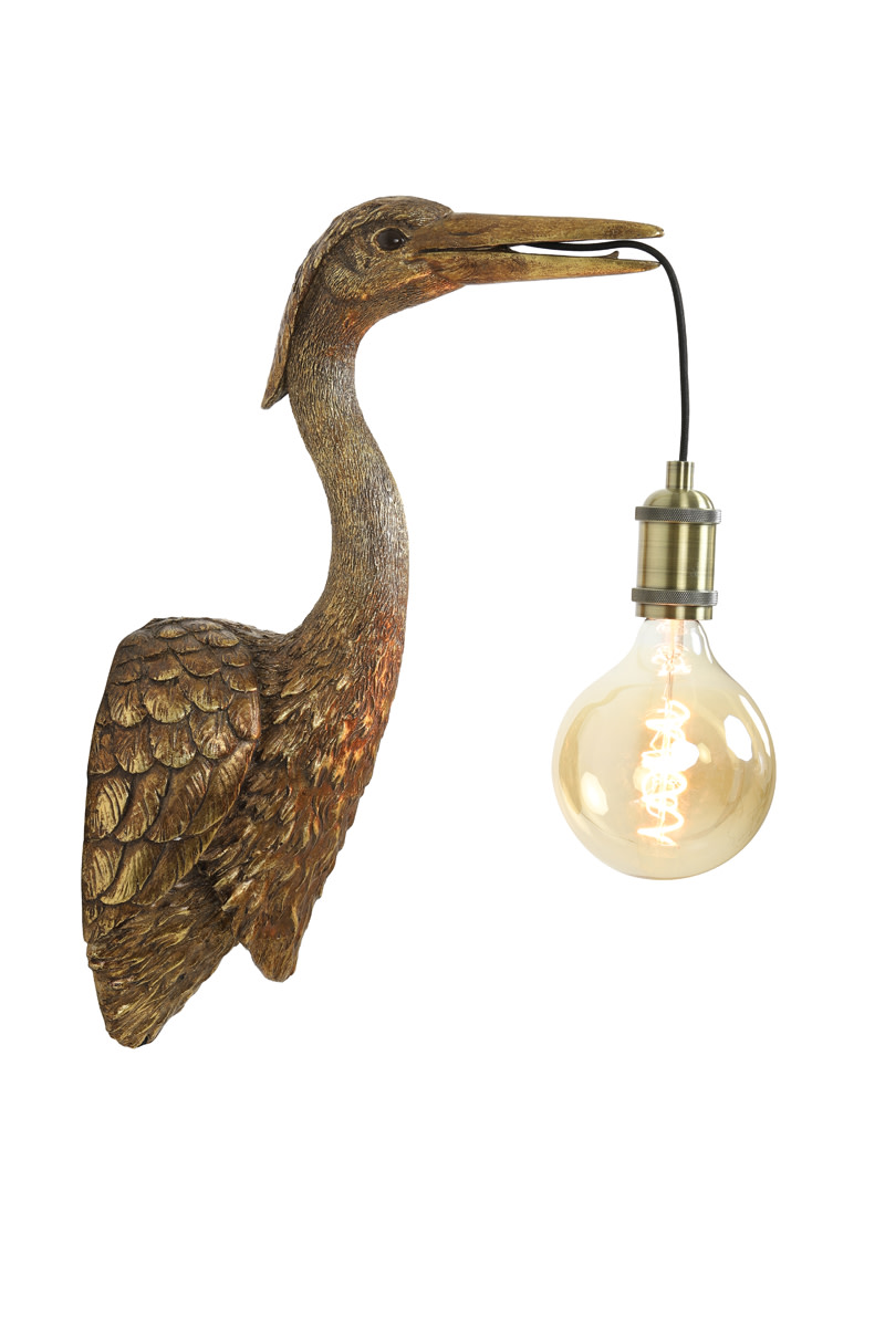 Light & Living Wandlamp 29,5x16x48 cm CRANE antiek brons