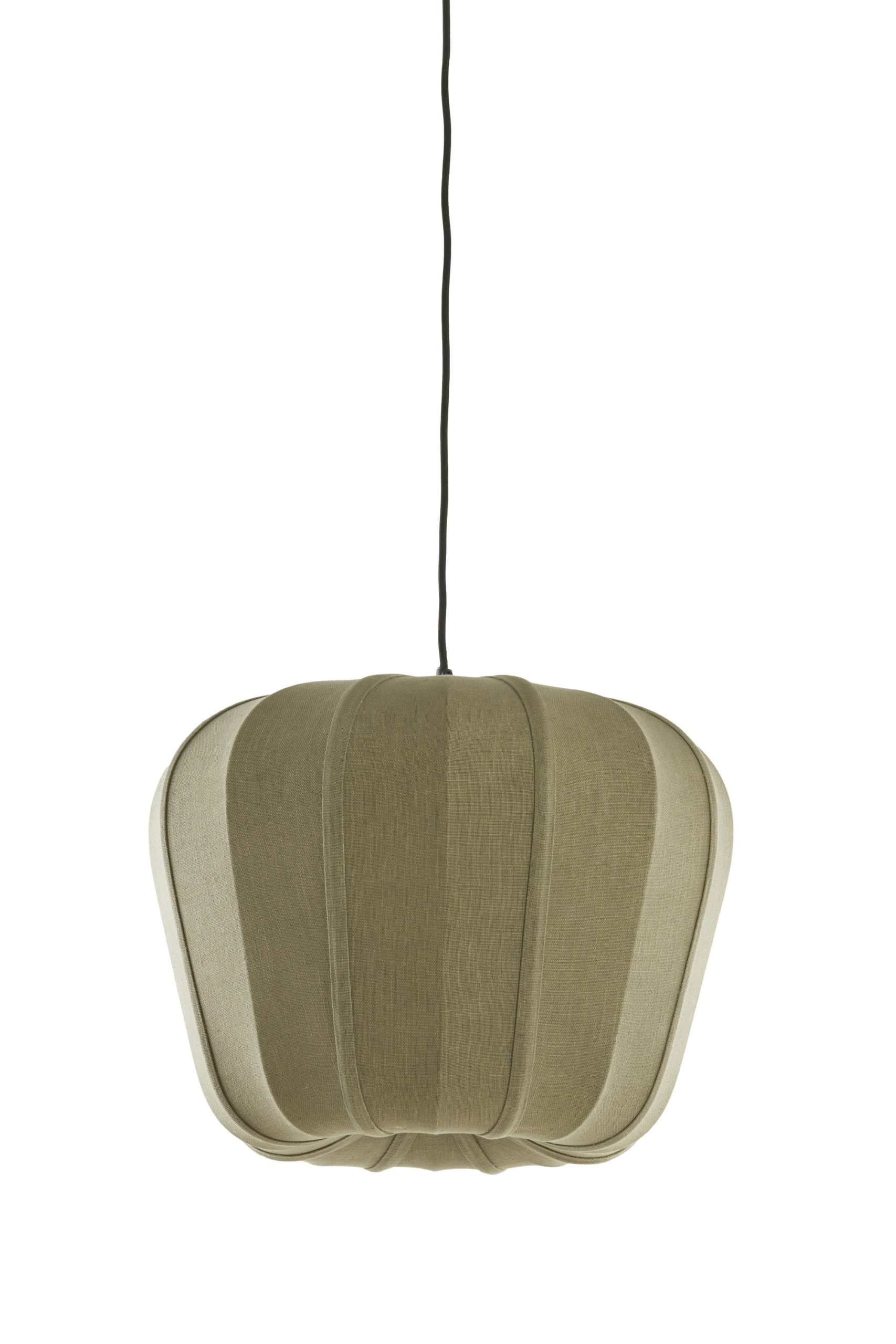 Light & Living Hanglamp Ø49,5x38 cm ZUBEDO olijf groen