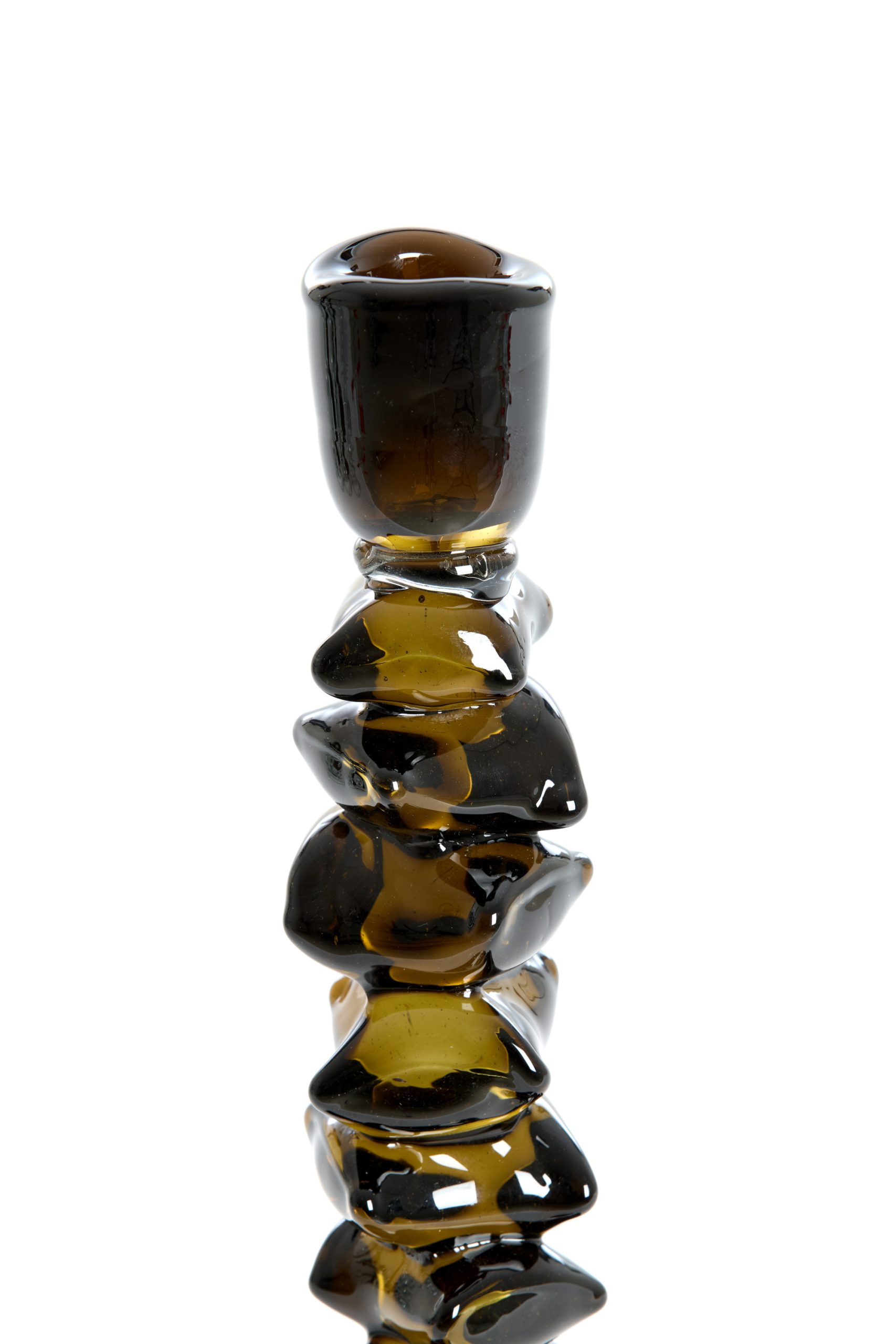 Light & Living Kandelaar Ø11x34 cm ESTIVA glas olijf groen