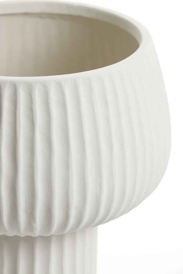 Light & Living Vaas deco Ø22,5x31,5 cm FEYA keramiek crème