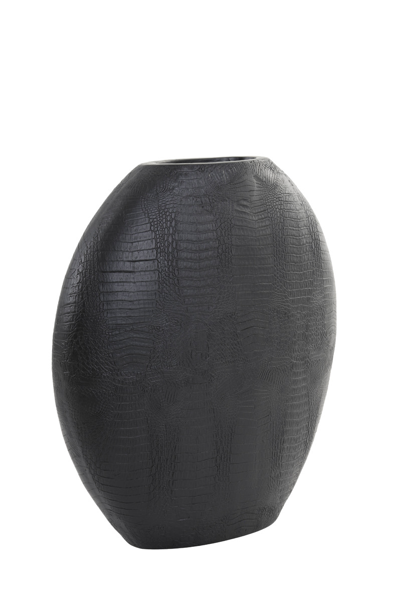 Light & Living Vaas deco 50x15x50 cm SKELD zwart