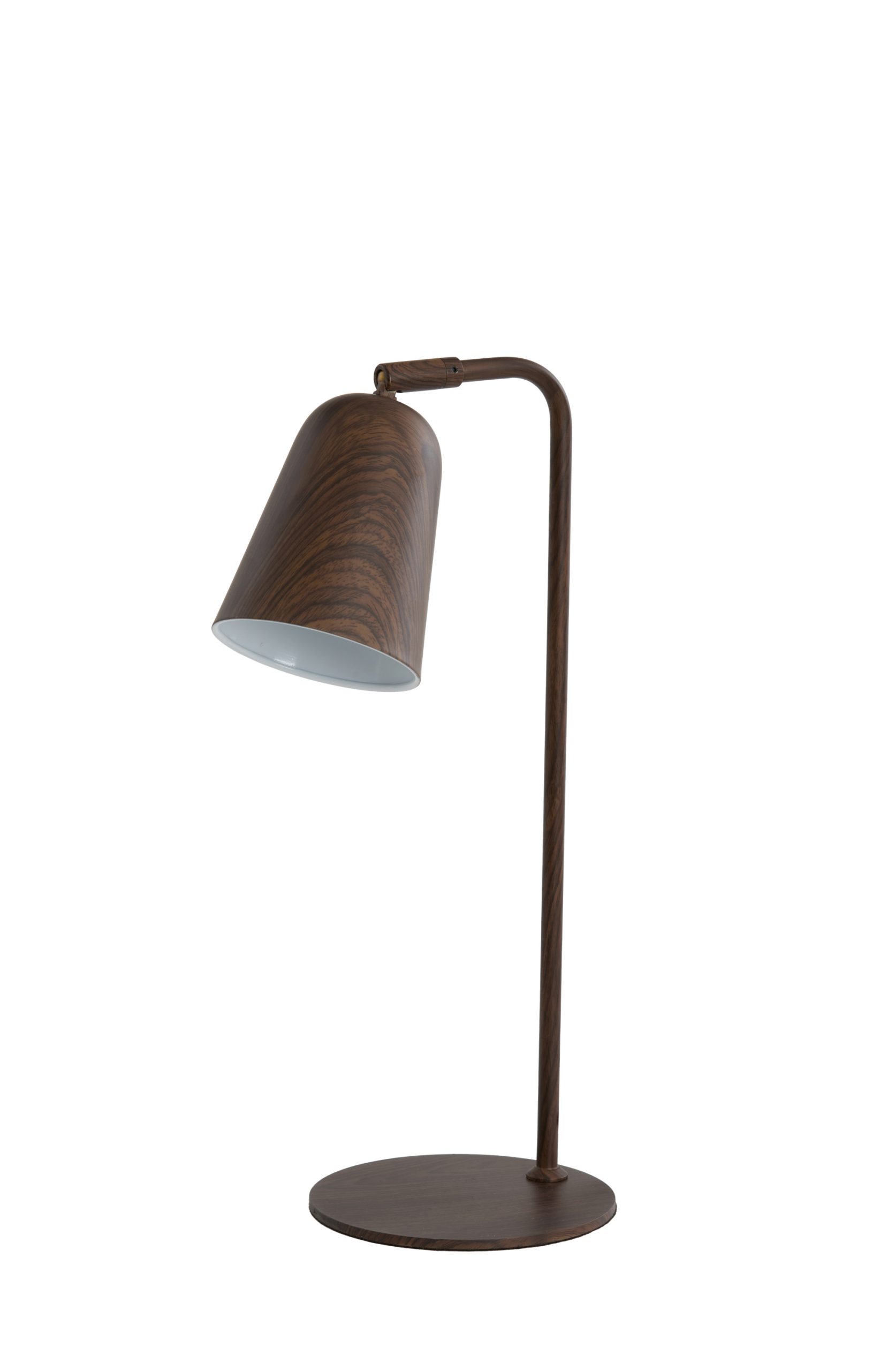 Light & Living Tafellamp 26,5x16x47 cm SALOMO hout print donker bruin