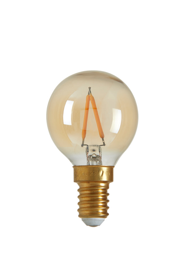 Light & Living LED kogel Ø4x7 cm LIGHT 2W amber E14 dimbaar