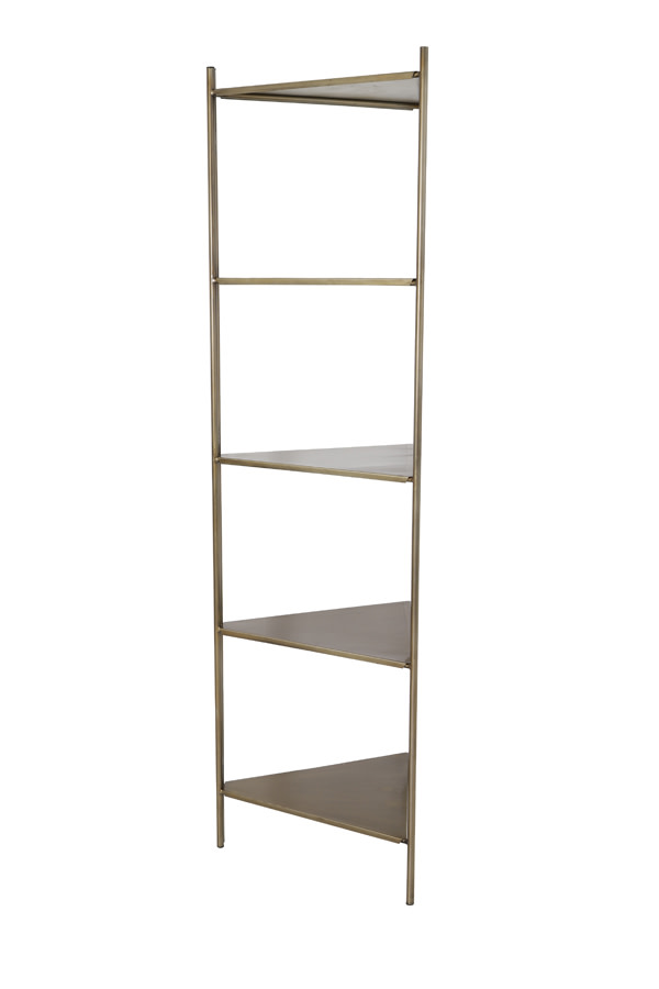 Light & Living Kast open 58,5x41x200 cm DISPLAY antiek brons
