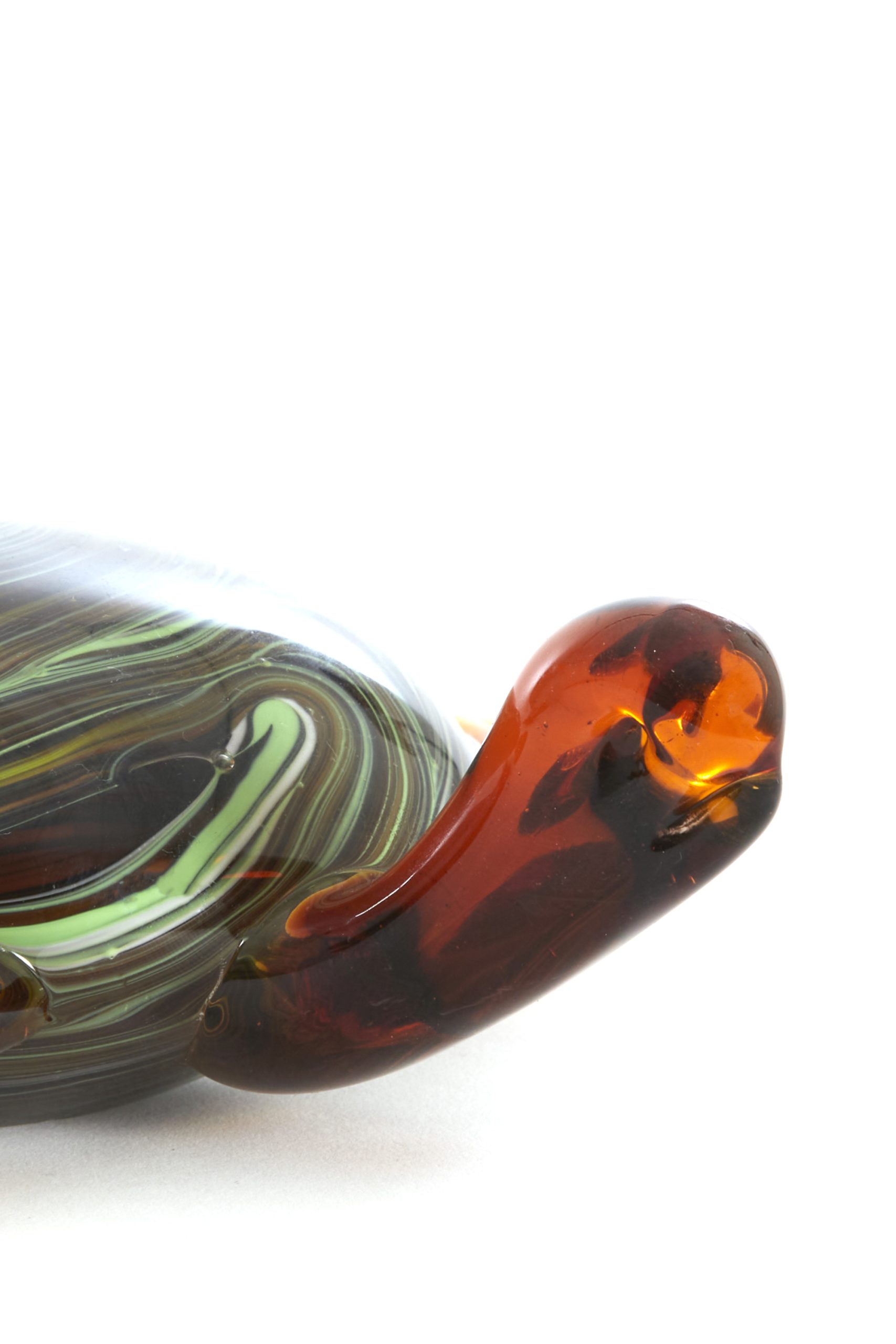 Light & Living Ornament 19x16x7 cm TURTLE glas amber+groen