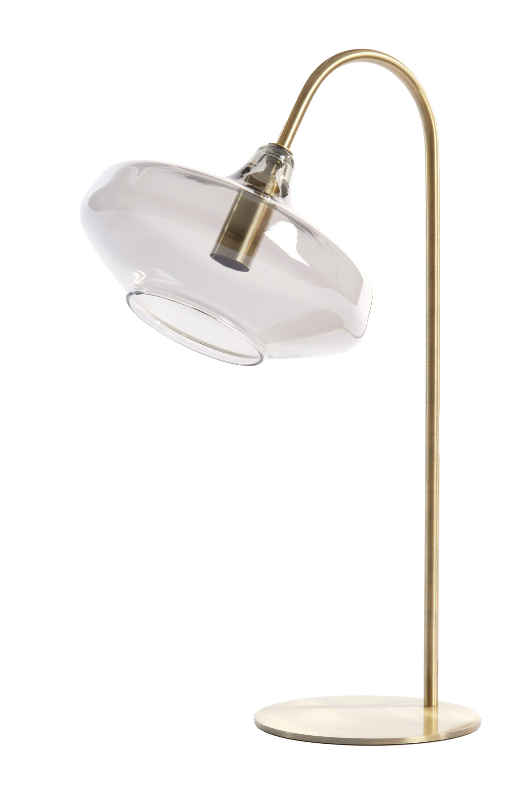 Light & Living Tafellamp E14 31x22x50 cm SOLNA antiek brons+smoke glas