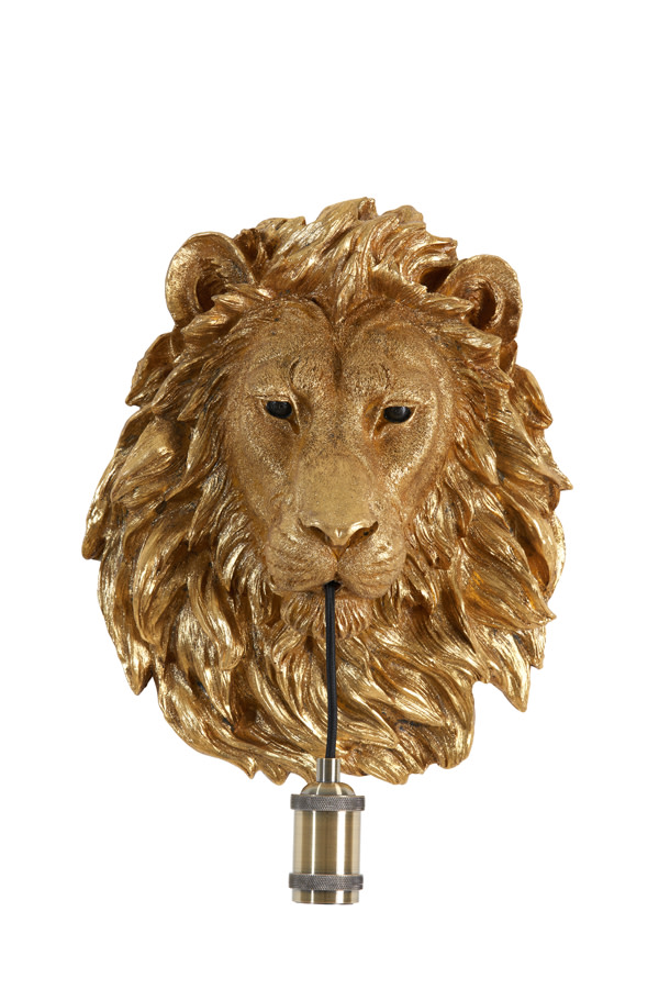 Light & Living Wandlamp 33,5x19x40,5 cm LION antiek brons