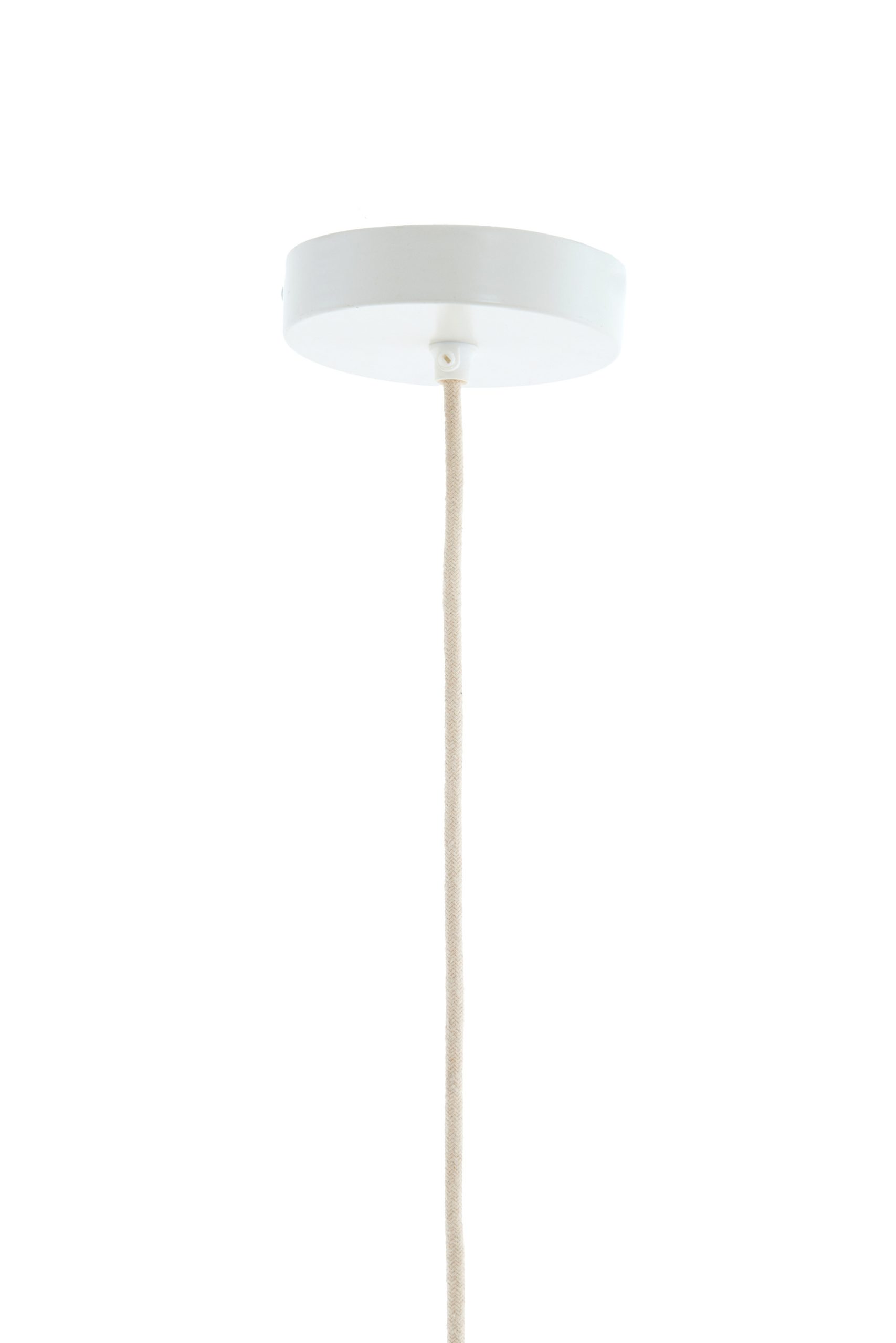 Light & Living Hanglamp Ø36x43 cm KOZANA crème+donker bruin
