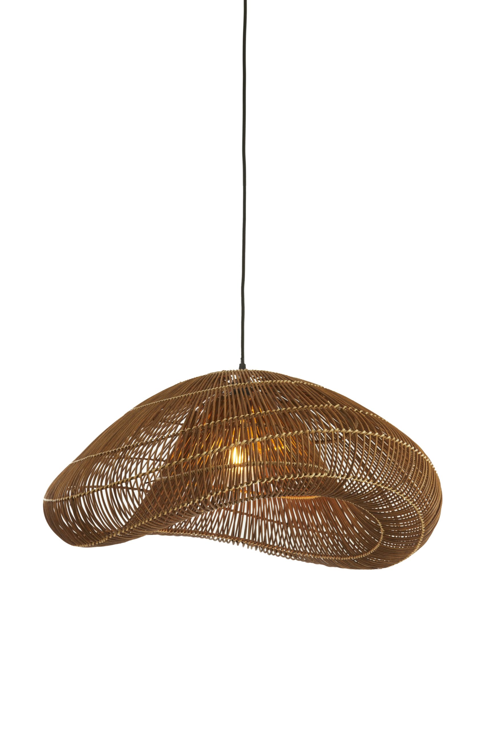 Light & Living Hanglamp 65x64x30,5 cm JANZUR rotan donker bruin