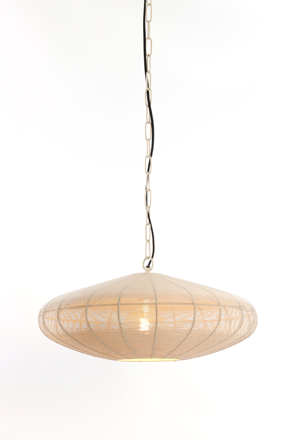 Light & Living Hanglamp Ø51x20 cm BAHOTO mat crème