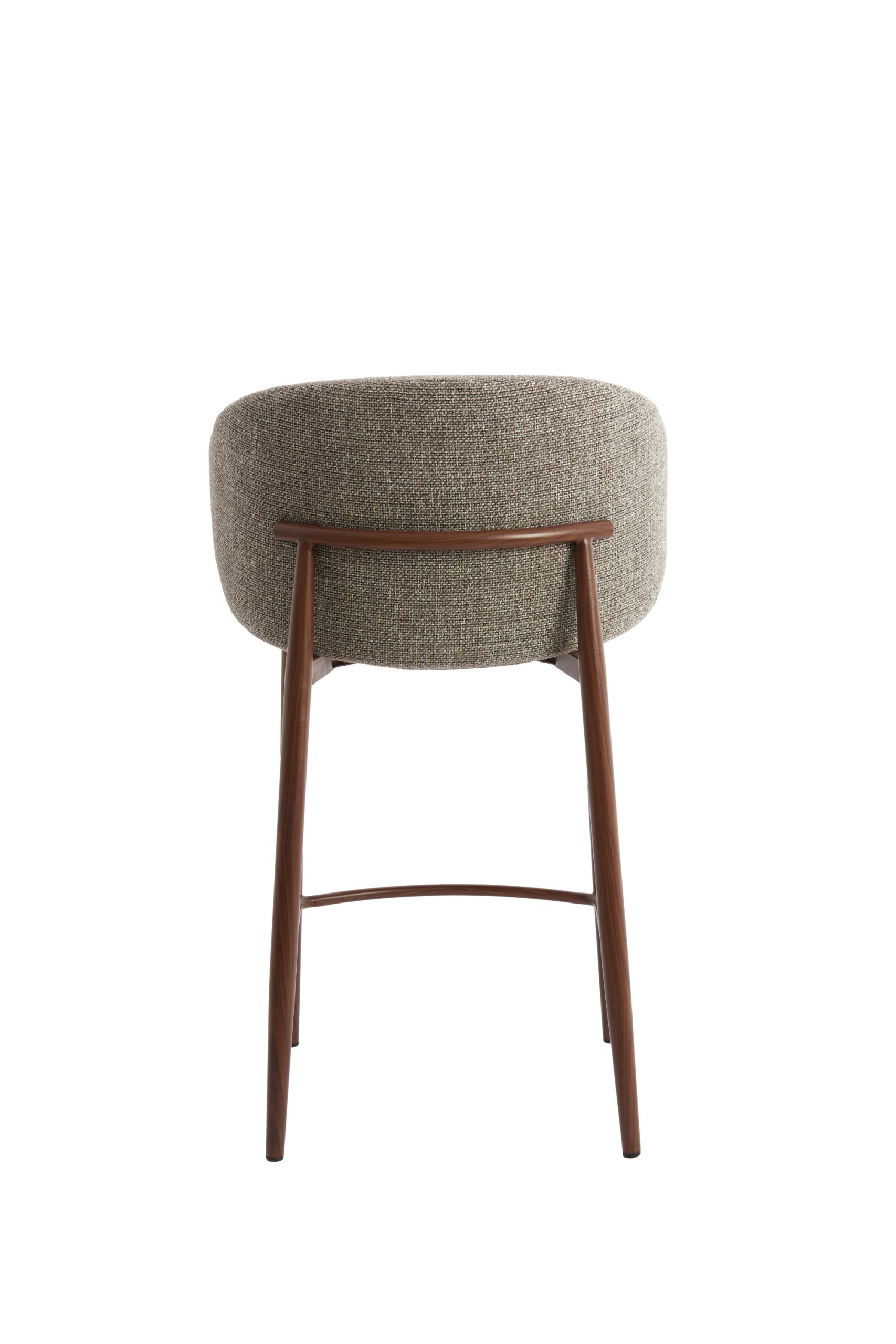 Light & Living Barkruk 57x55x94 cm ALUKO zwart-licht bruin+bruin