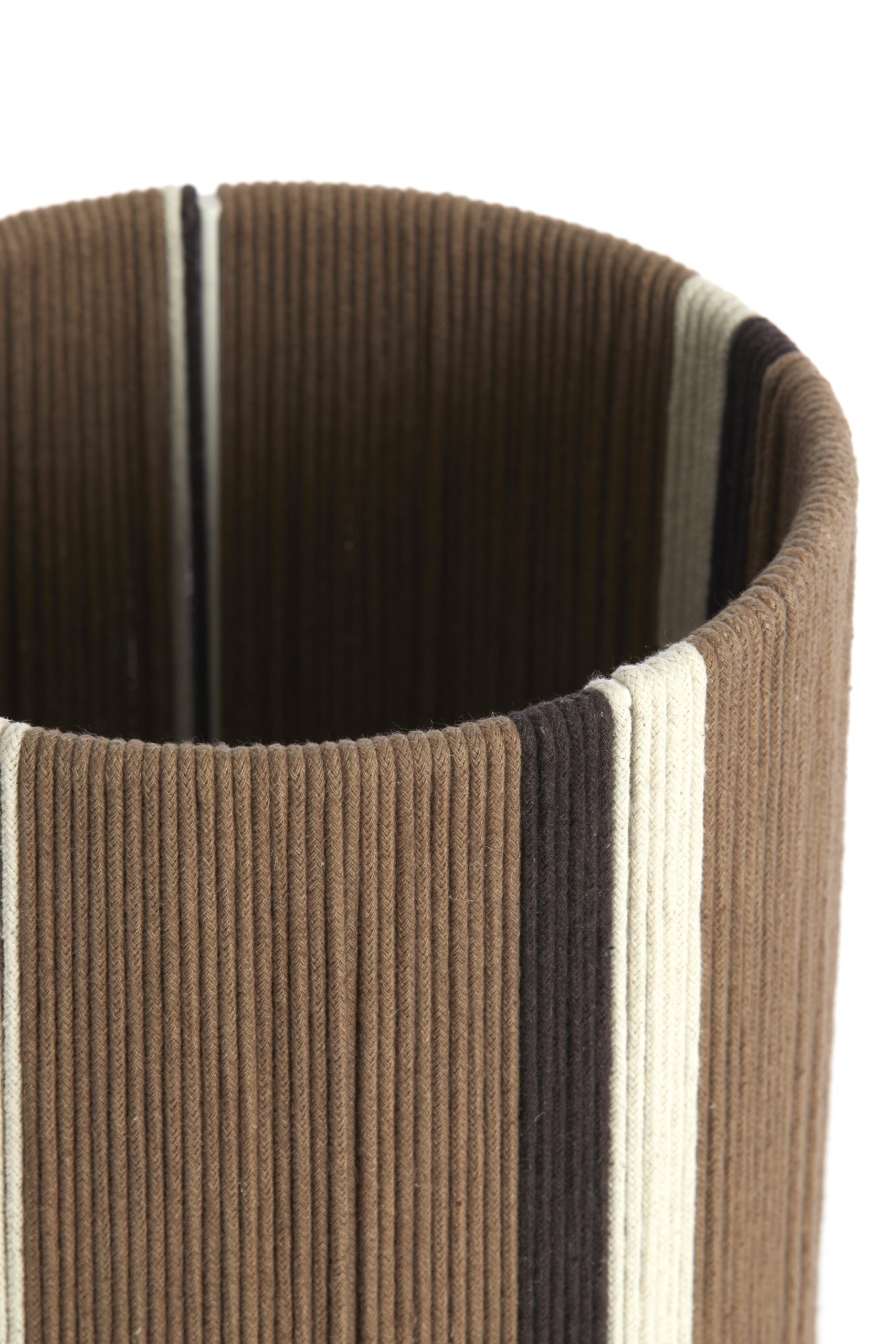Light & Living Kap cilinder 20-20-30 cm MEDAN bruin+crème+donker bruin