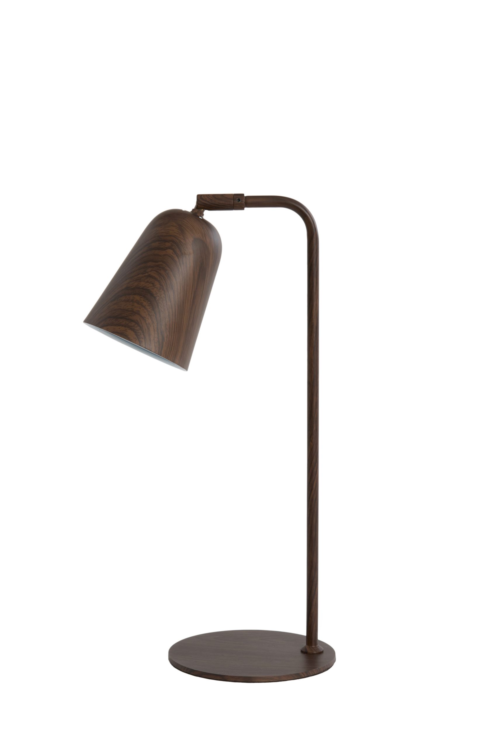 Light & Living Tafellamp 26,5x16x47 cm SALOMO hout print donker bruin