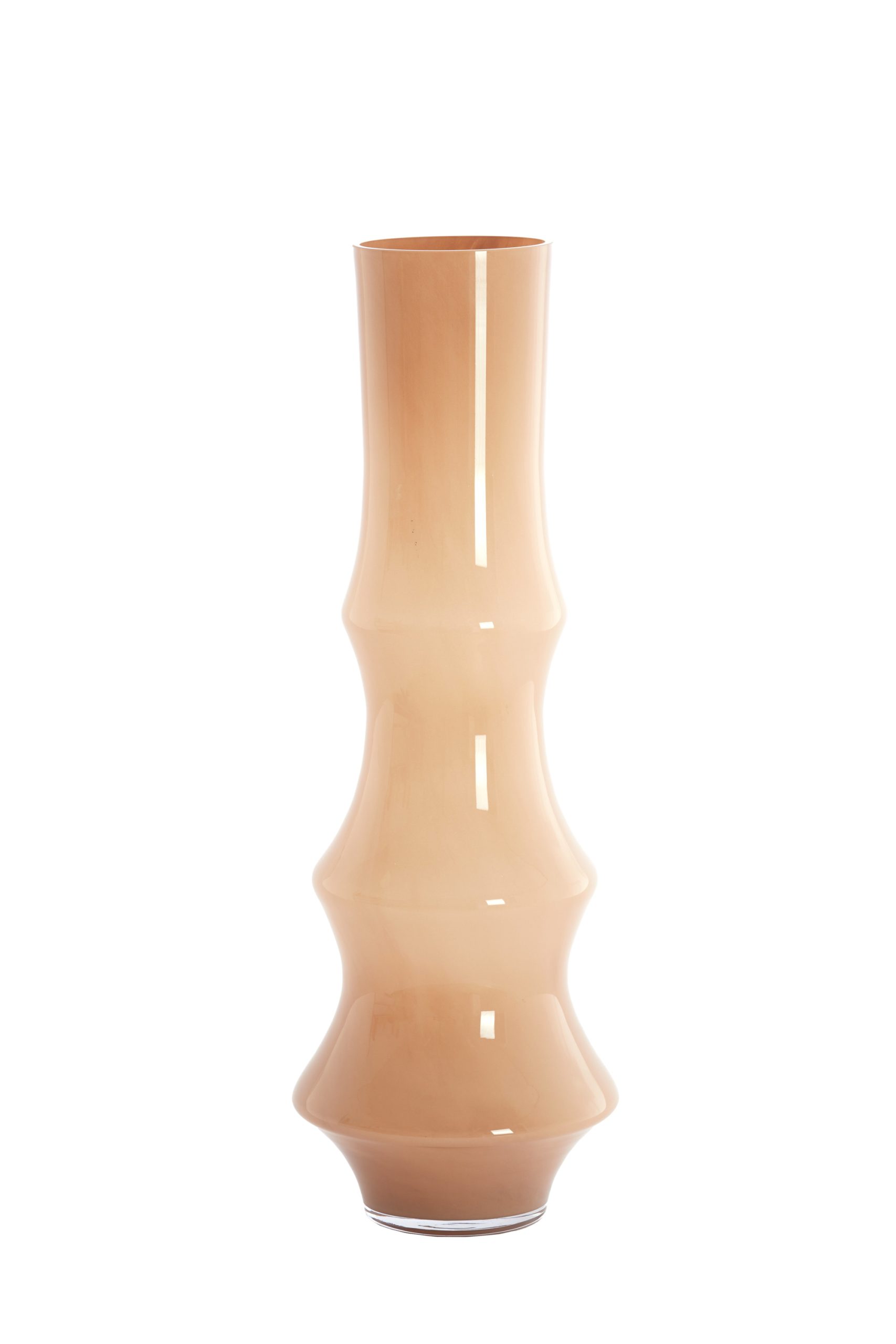 Light & Living Vaas Ø23,5x70 cm FIORENZA glas karamel