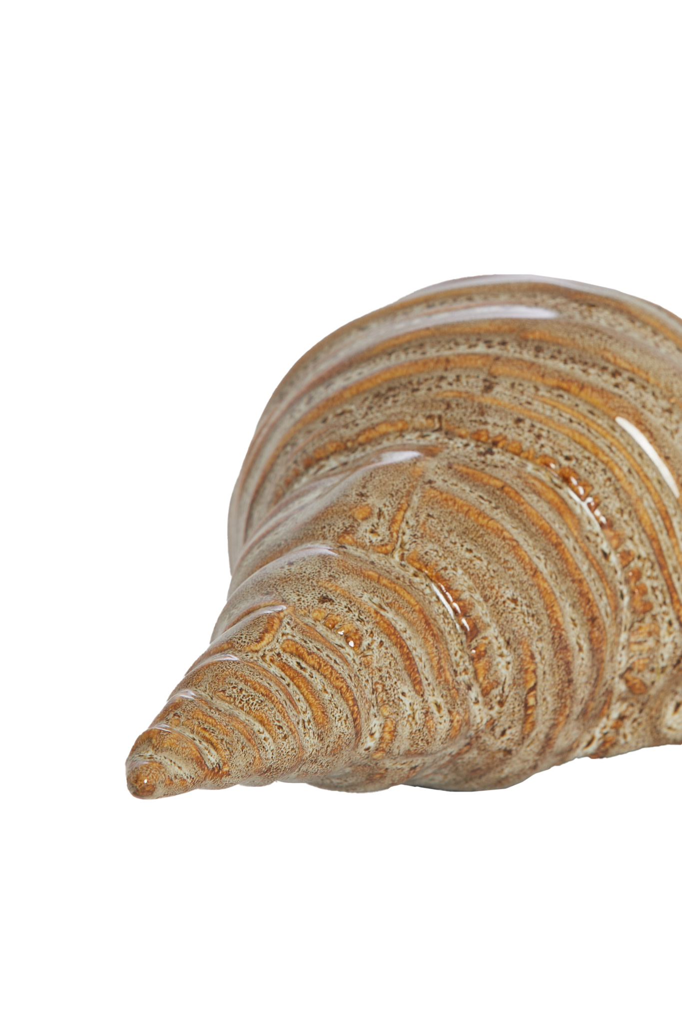 Light & Living Ornament 23x9,5x7,5 cm SHELL keramiek bruin