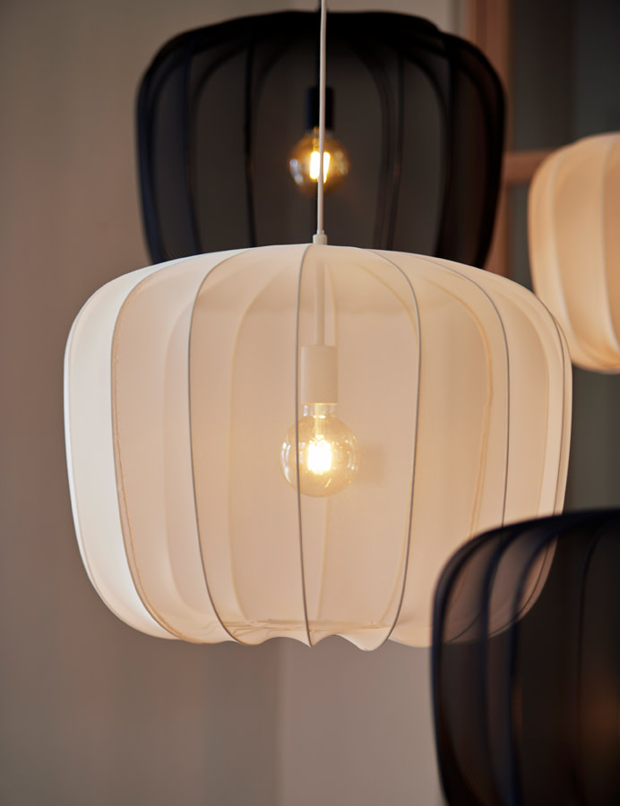 Light & Living Hanglamp Ø60x45 cm PLUMERIA zand