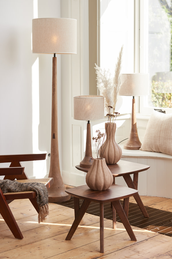 Light & Living Kap cilinder 40-40-30 cm BRESKA parel wit