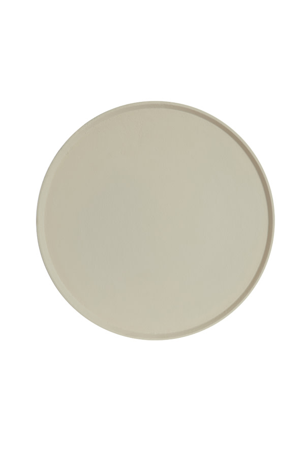 Light & Living Schaal Ø40x1,5 cm MAES crème