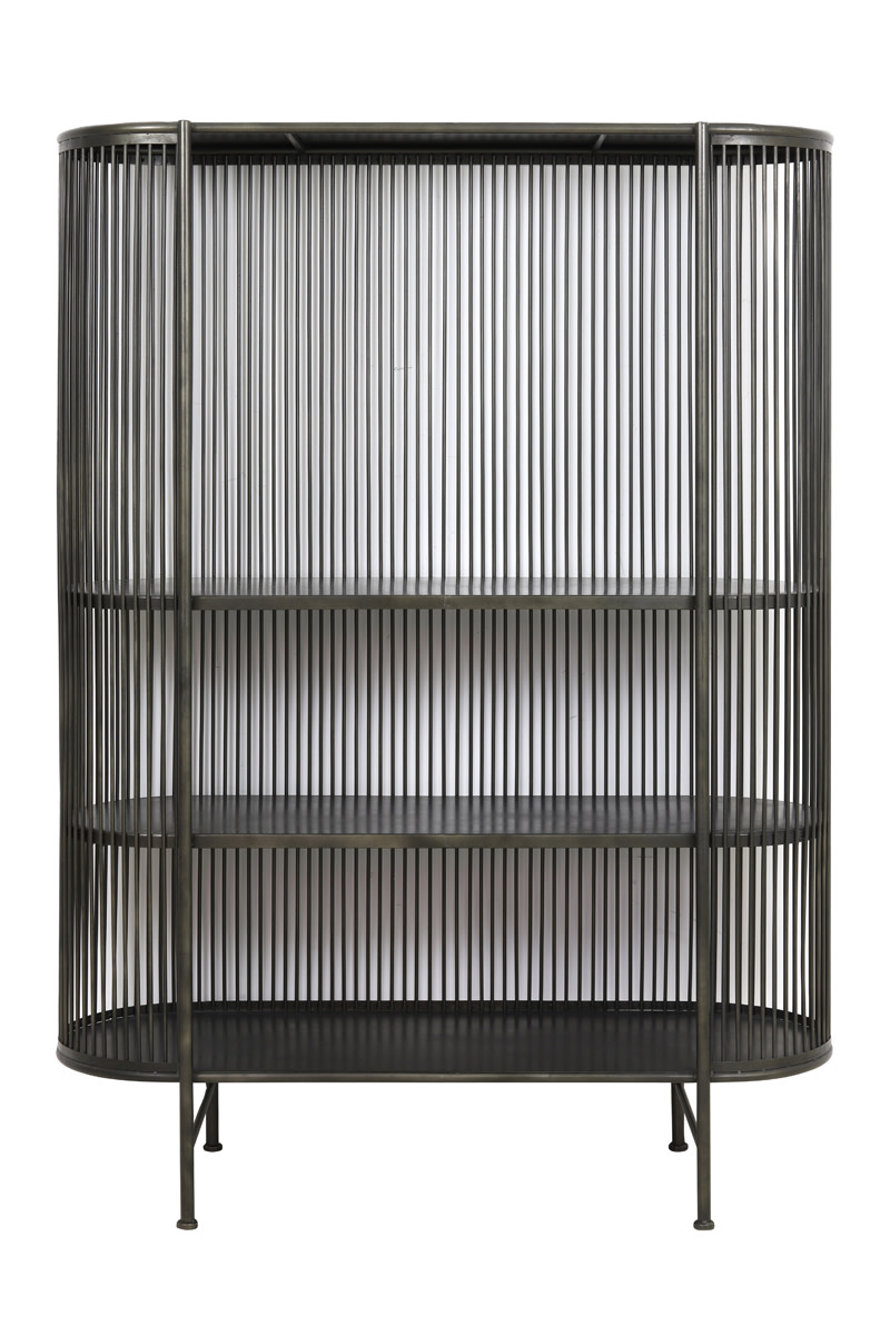 Light & Living Kast open 119x40x161 cm YINTHE zwart