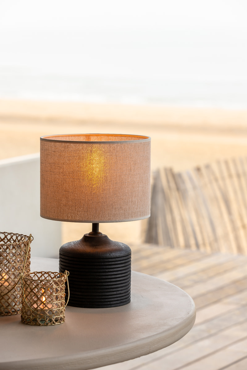 Light & Living Kap cilinder 35-35-30 cm BRESKA parel wit