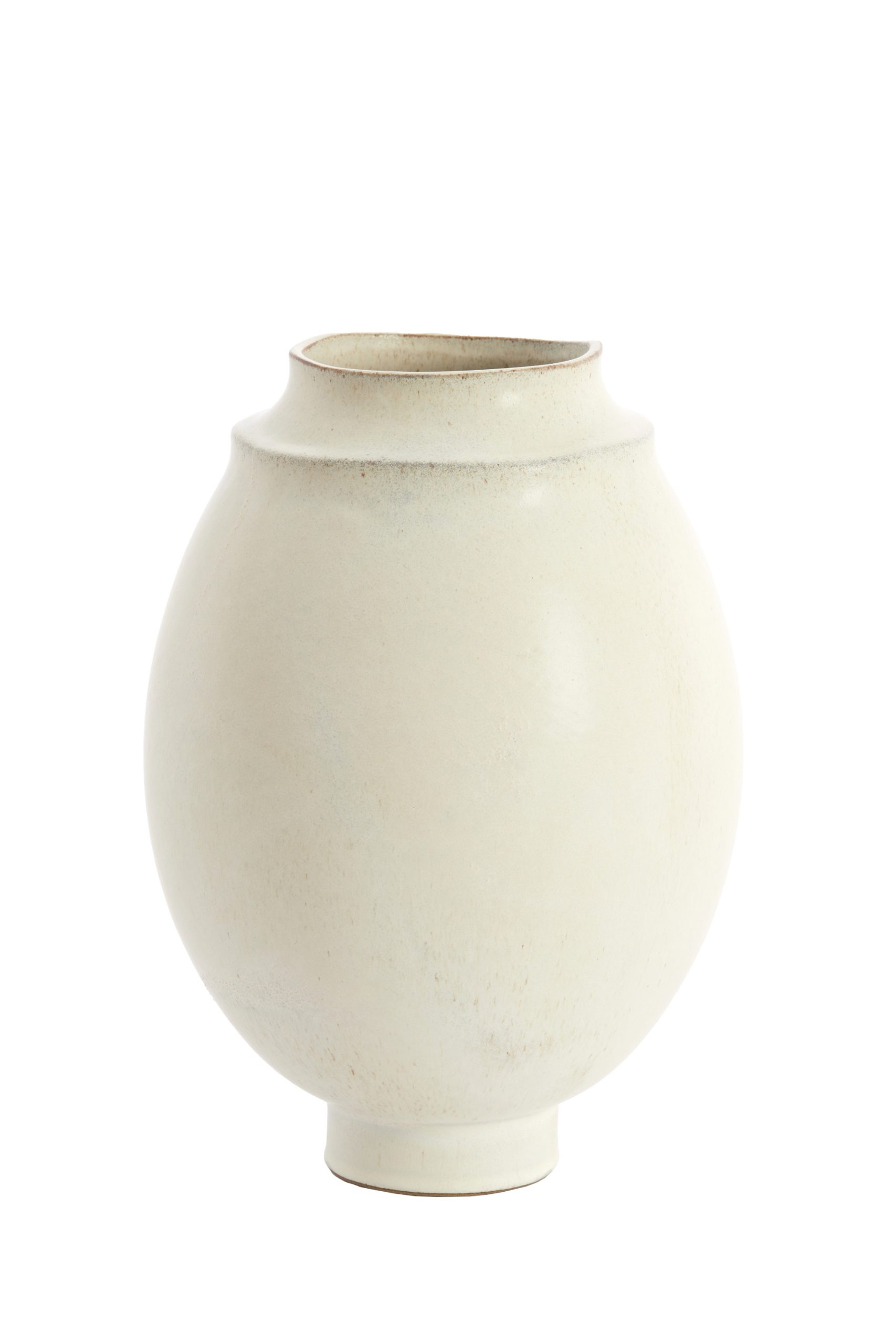 Light & Living Vaas deco Ø24,5x33,5 cm LOREA keramiek mat crème