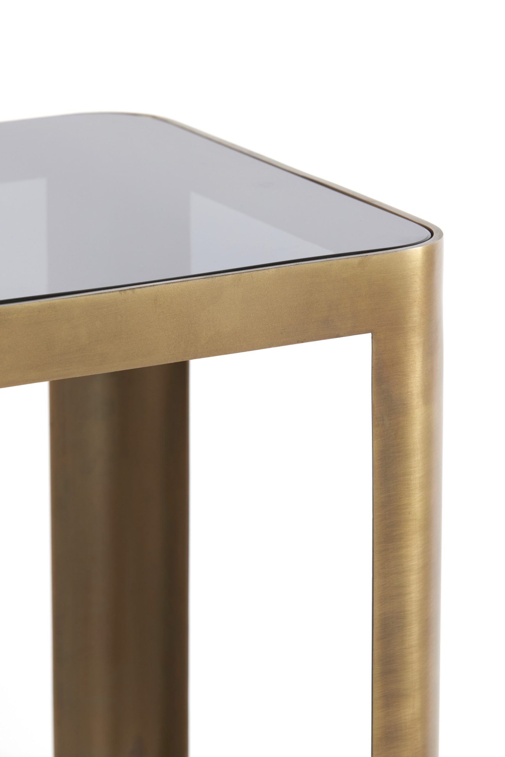Light & Living Zuil S/2 30x30x80+35x35x100 cm OXE antiek brons+smoke glas