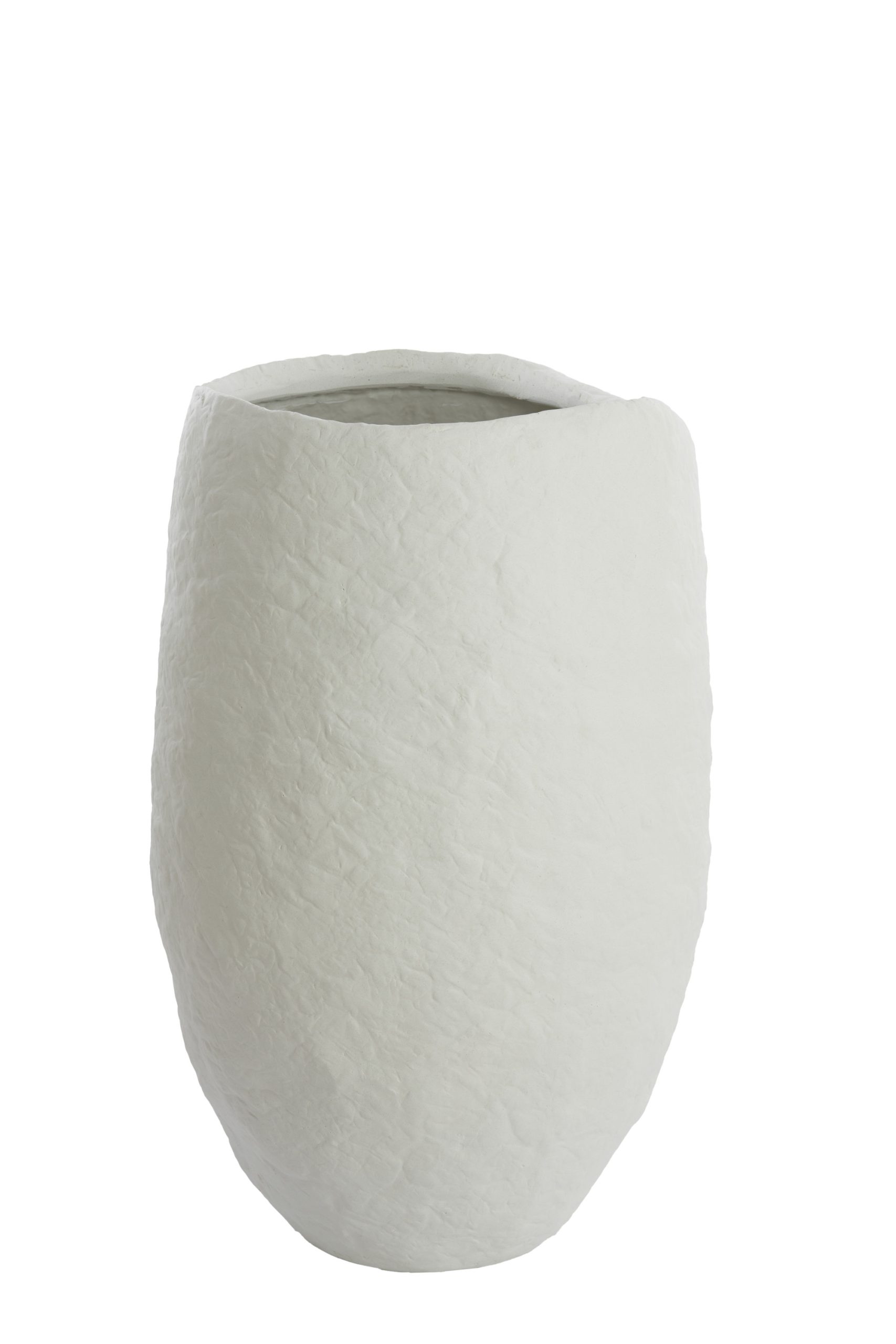 Light & Living Vaas deco Ø59x90 cm TINGRI crème