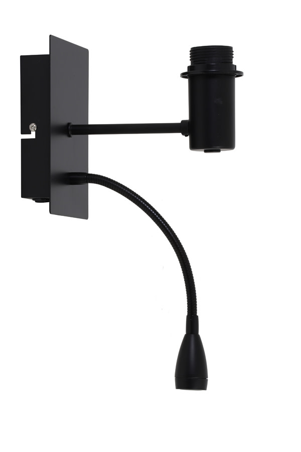 Light & Living Wandlamp+ledflex 20x11x35 cm REGINA mat zwart