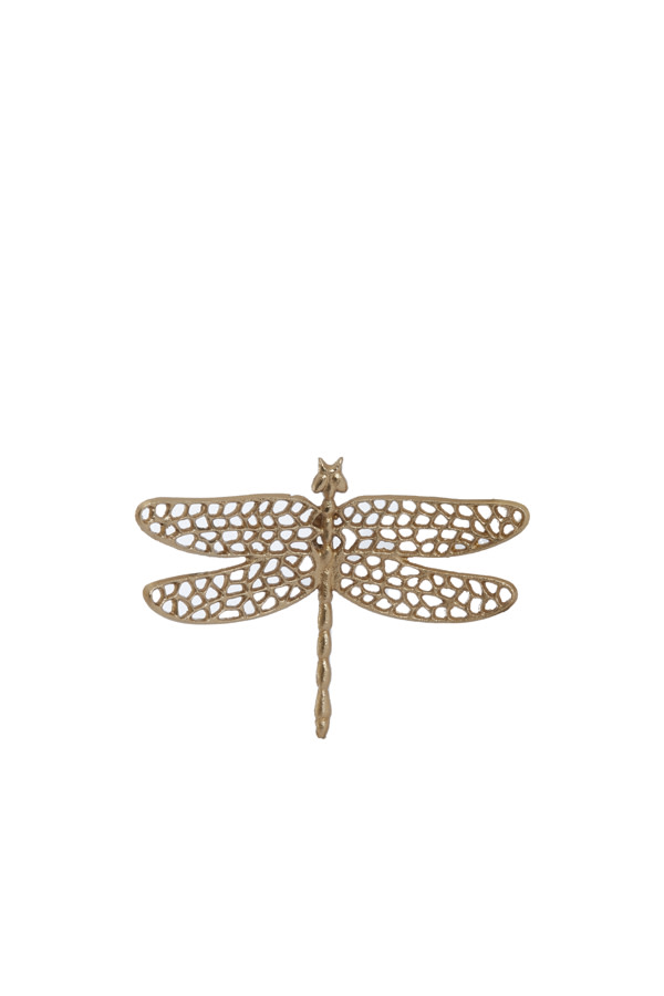 Light & Living Ornament 24x17,5x4 cm DRAGONFLY glans goud