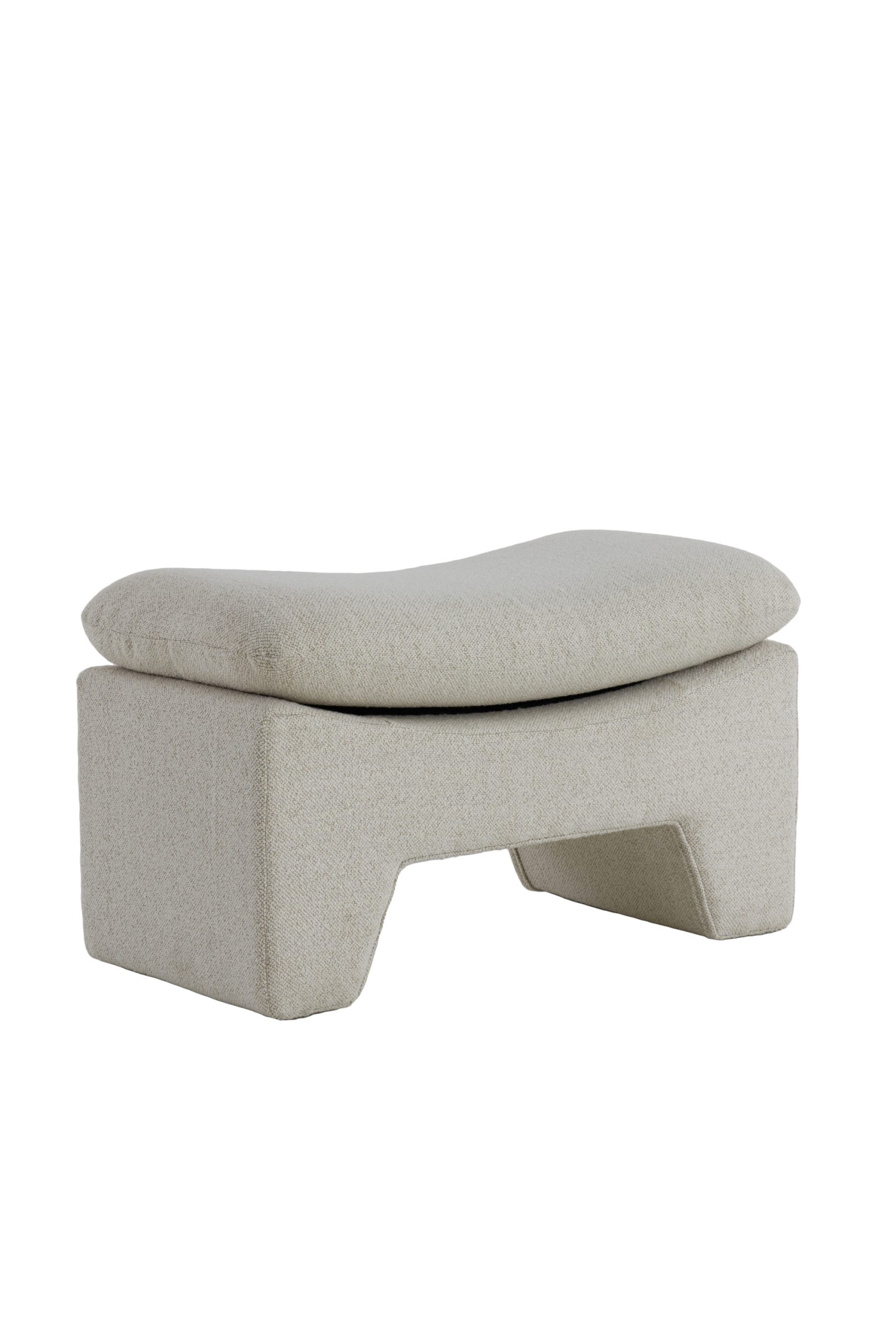 Light & Living Poef 80x40x48,5 cm DASHA beige