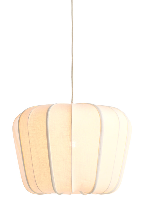 Light & Living Hanglamp Ø60x45 cm ZUBEDO wit