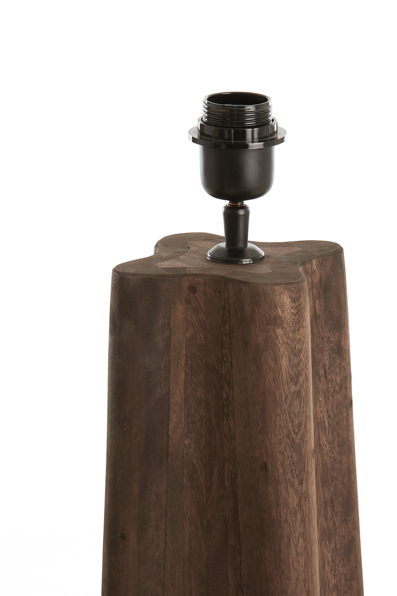 Light & Living Vloerlamp 23x23x125 cm NAVELLI hout mat grijs-bruin