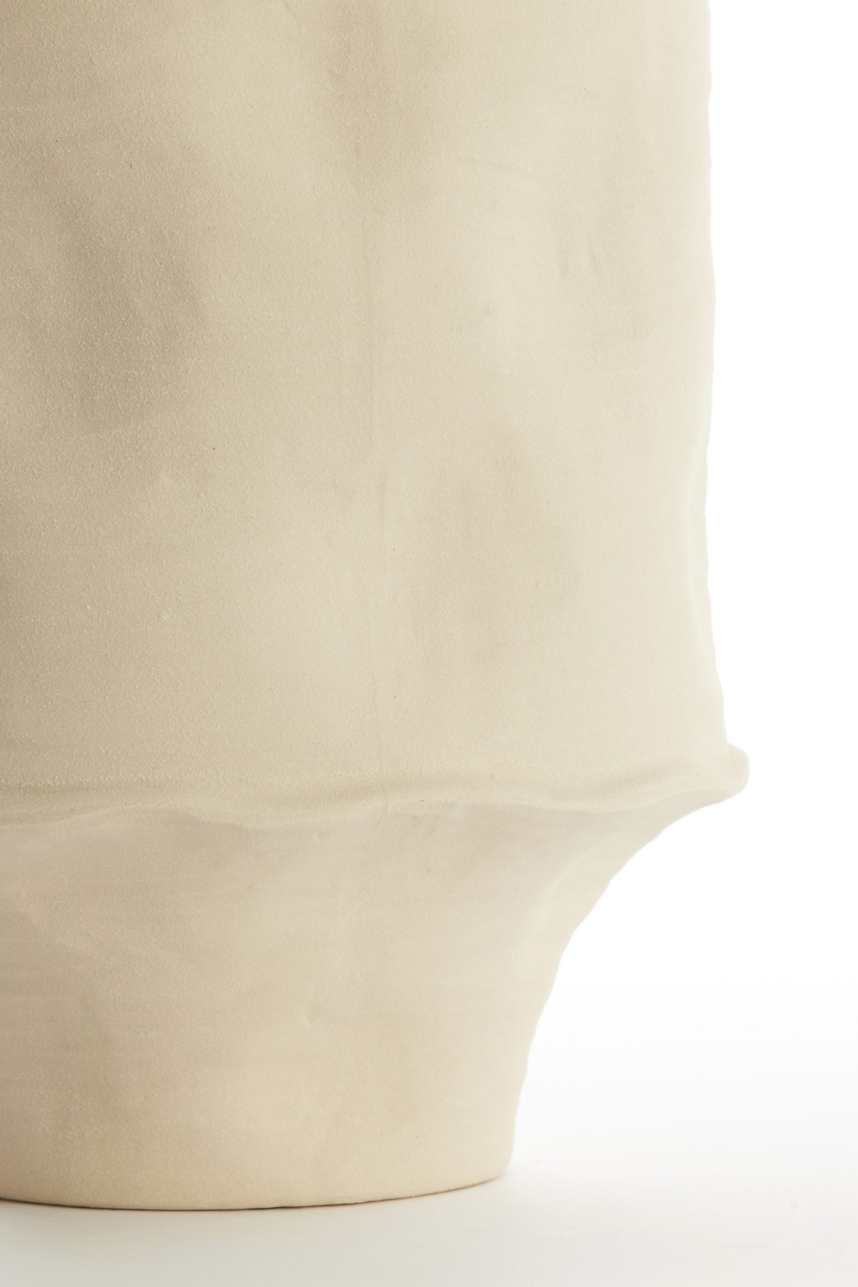 Light & Living Vaas deco Ø25x38 cm CORSICO keramiek mat crème