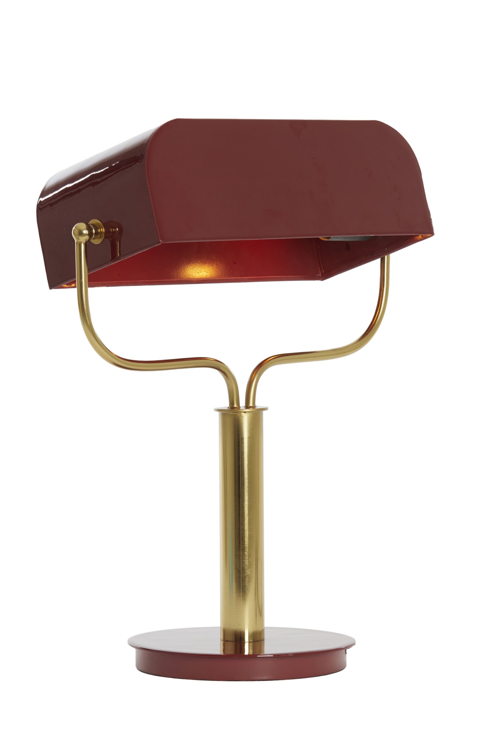 Light & Living Tafellamp 37x14x43 cm AYER glans bordeaux+goud