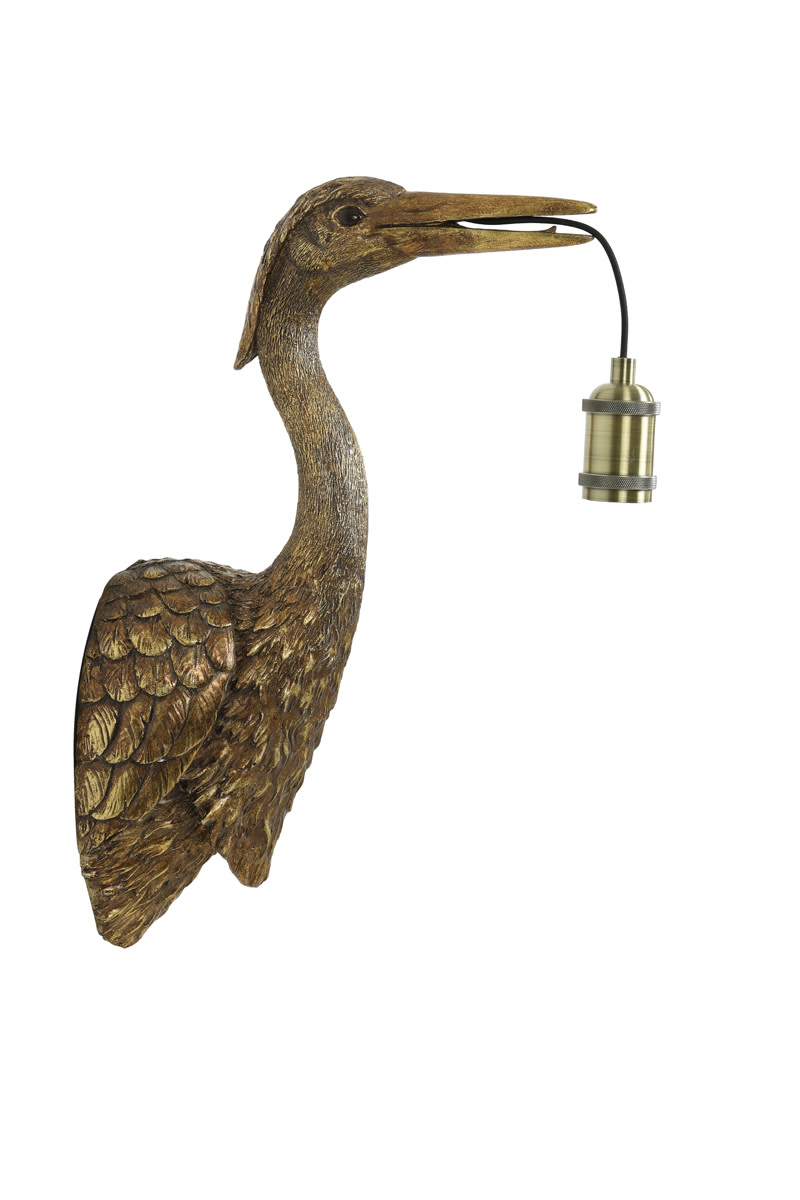 Light & Living Wandlamp 29,5x16x48 cm CRANE antiek brons