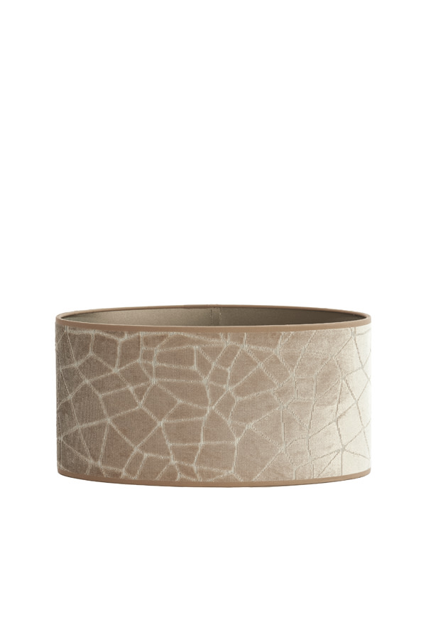 Light & Living Kap ovaal recht smal 38-17,5-19 cm KASSEI beige