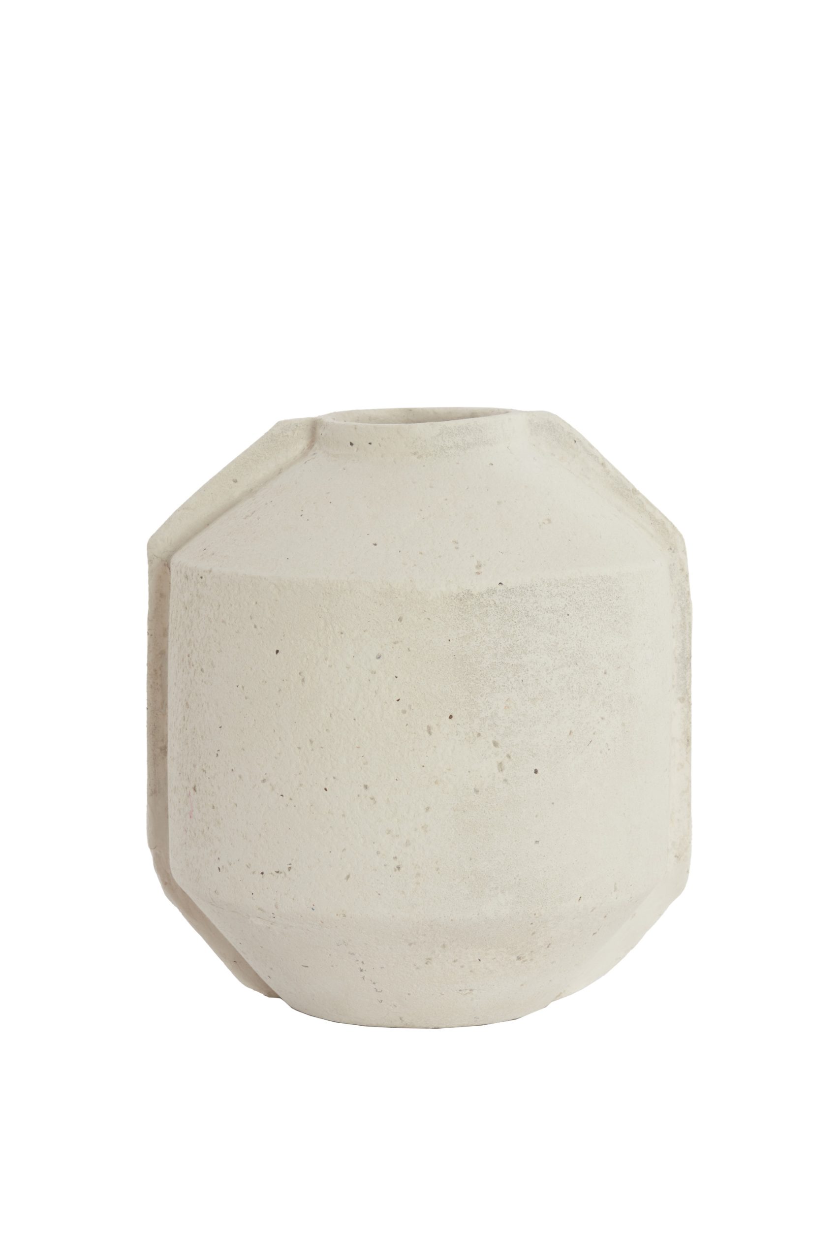 Light & Living Pot deco 35x32x57 cm NORIC mat crème