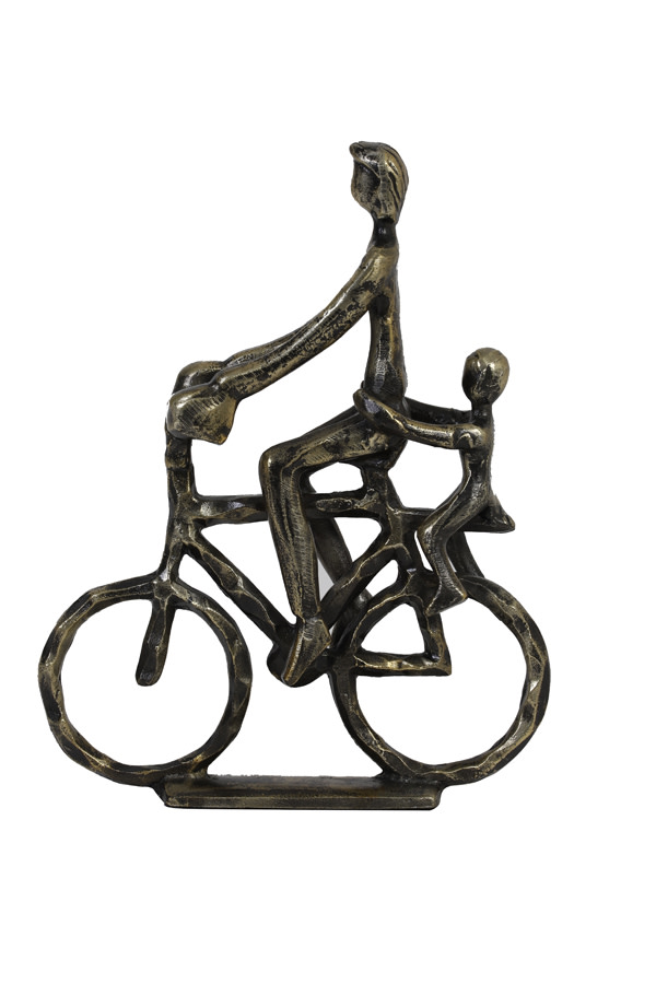 Light & Living Ornament 24x6x30 cm CYCLIST antiek brons