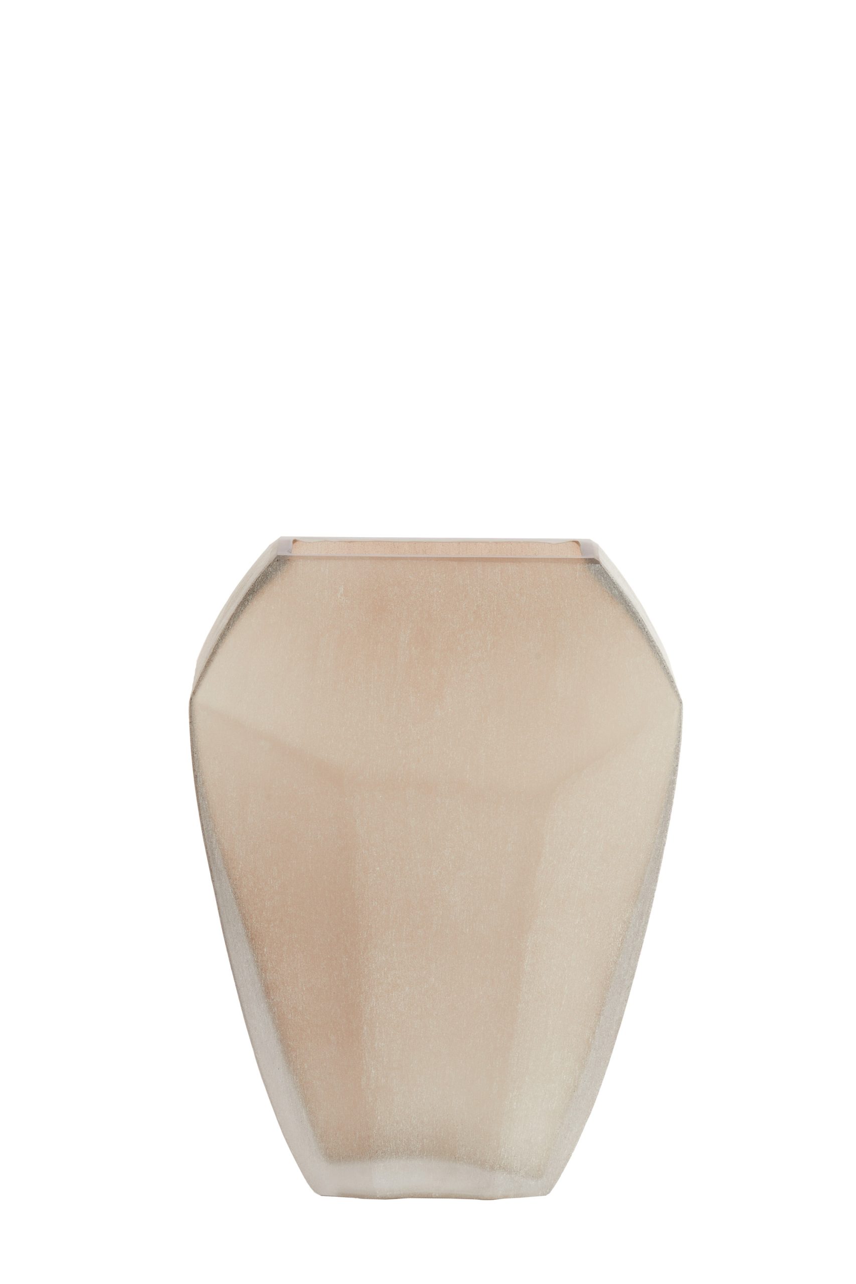 Light & Living Vaas 25x12,5x33,5 cm VIONNA glas licht bruin