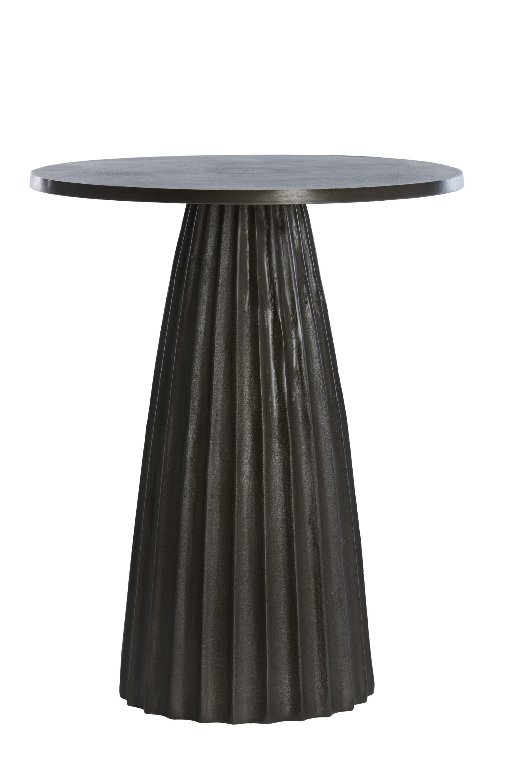 Light & Living Bijzettafel Ø45x56 cm VEGLIA mat donker bruin