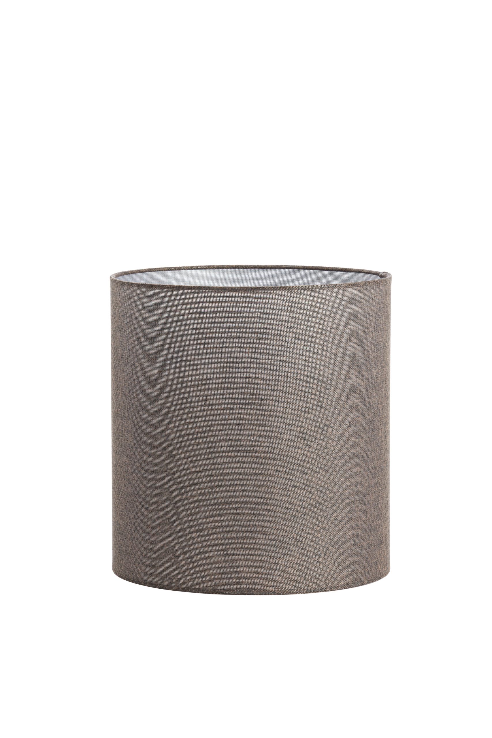 Light & Living Kap cilinder 30-30-32 cm BRANFO linnen donker bruin