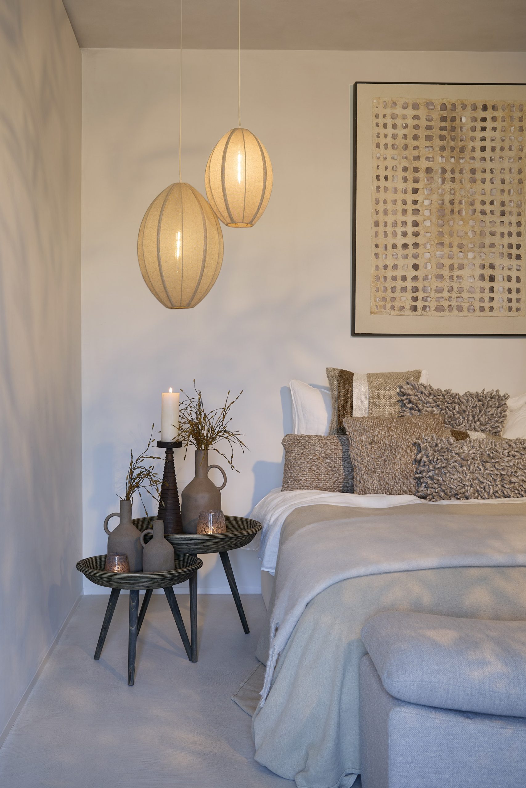 Light & Living Wandornament 90x3,5x120 cm DEHESA crème+zand-taupe