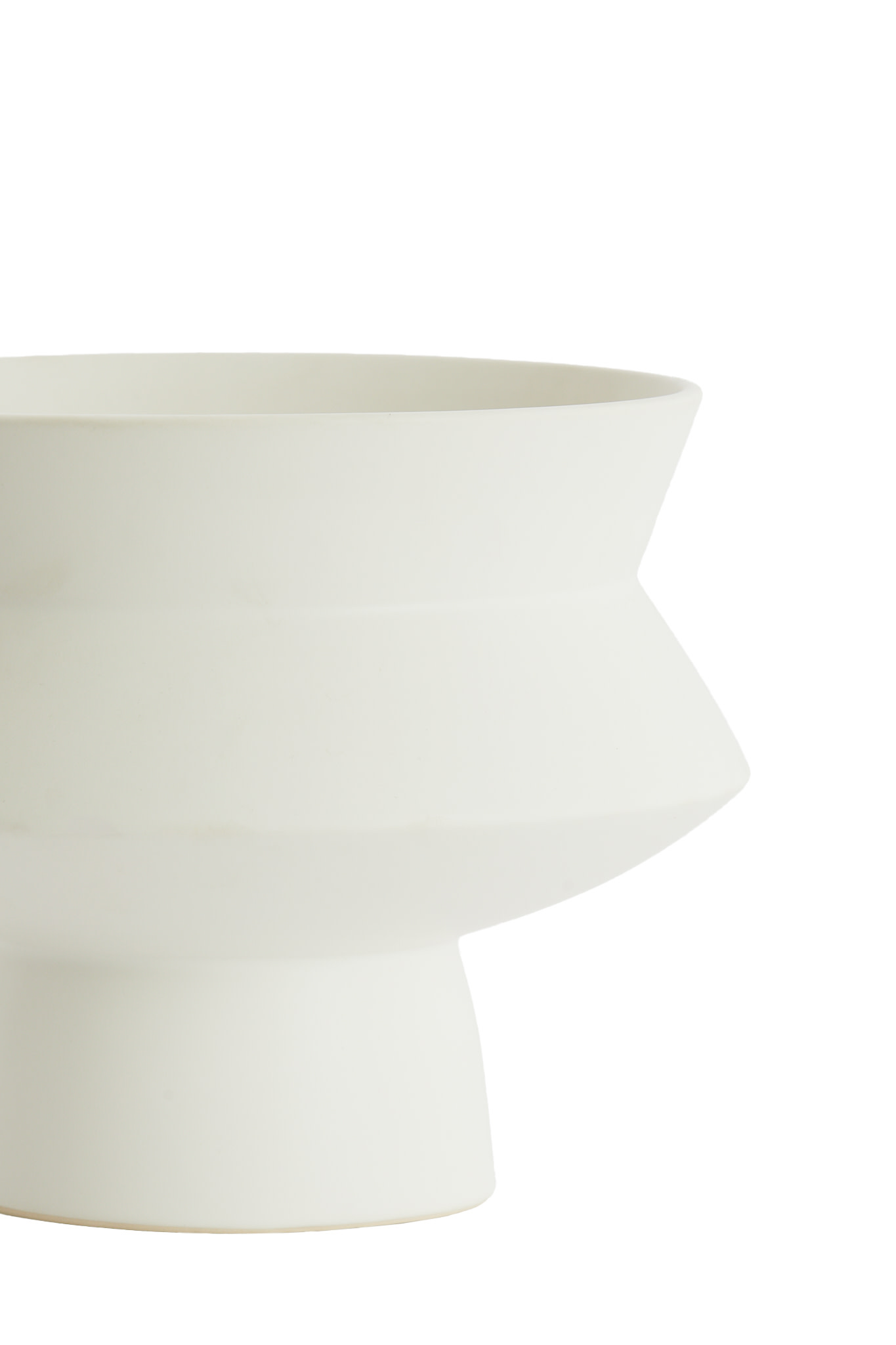 Light & Living Vaas deco Ø27,5x21 cm VICENTO mat wit