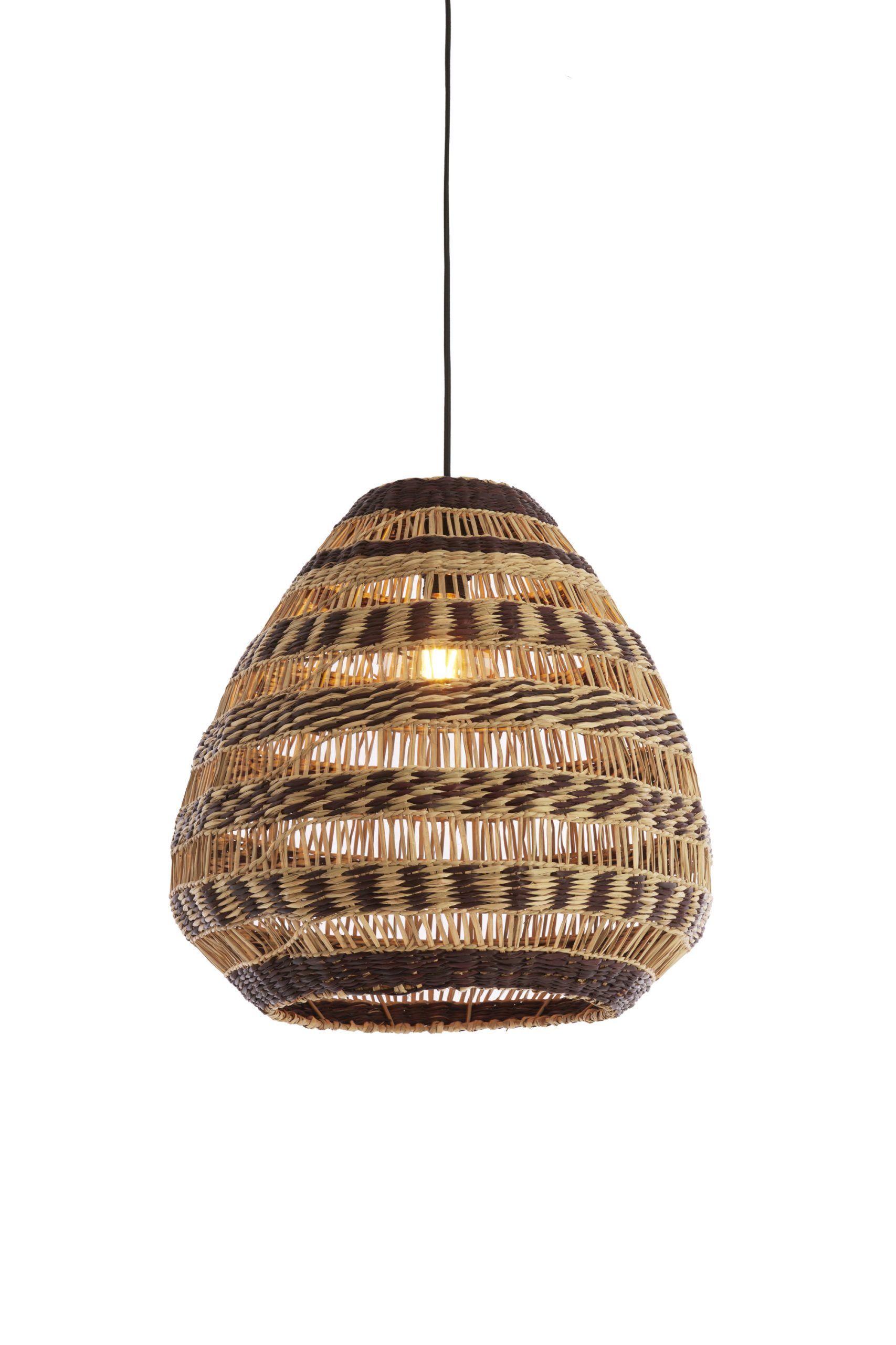Light & Living Hanglamp Ø47x46 cm SOLUNA zeegras naturel+bruin