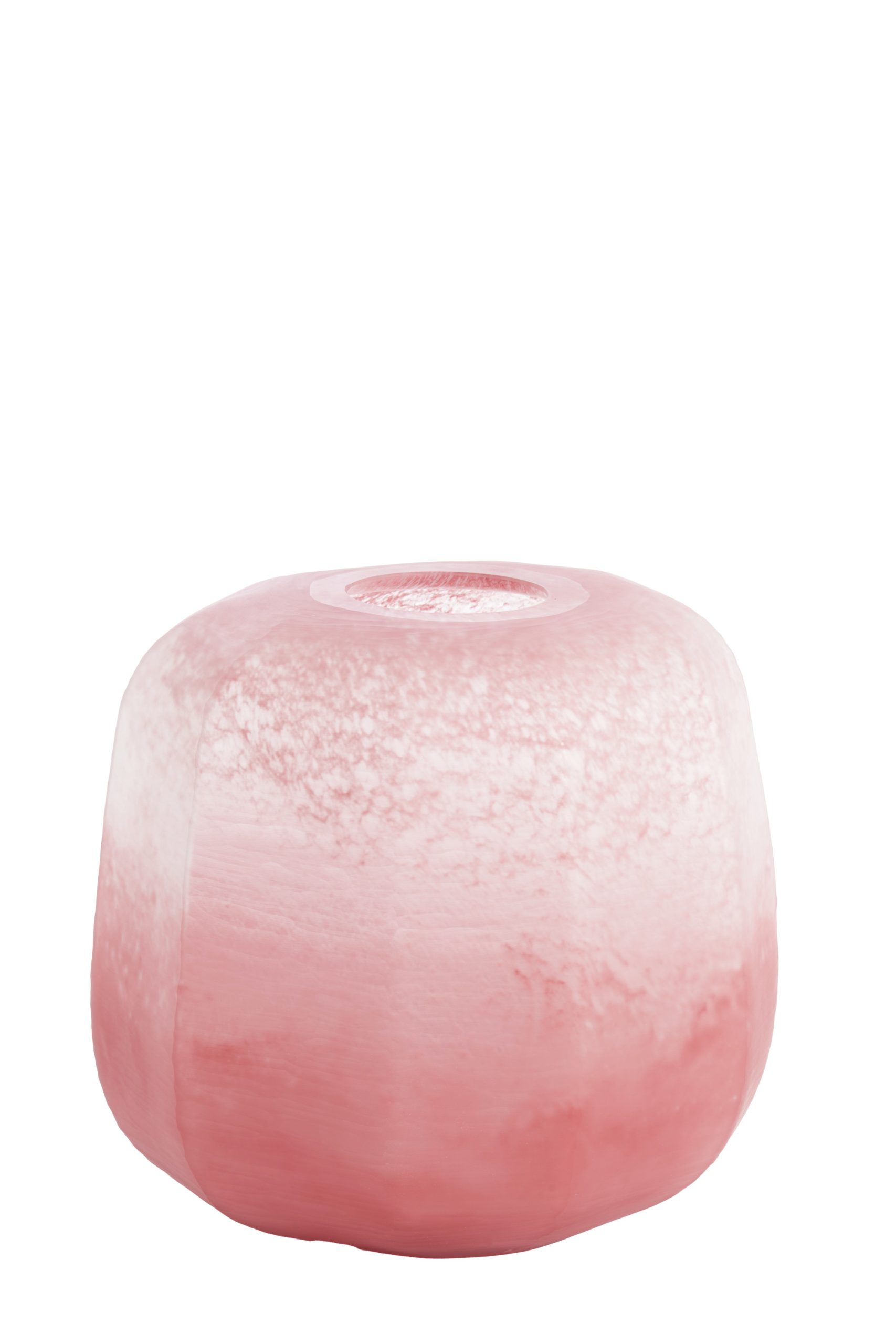 Light & Living Vaas Ø33x32 cm PACENGO glas koraal-licht roze