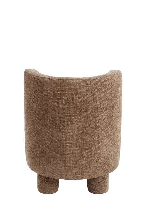 Light & Living Stoel 65x65x78 cm KAMOVA licht bruin