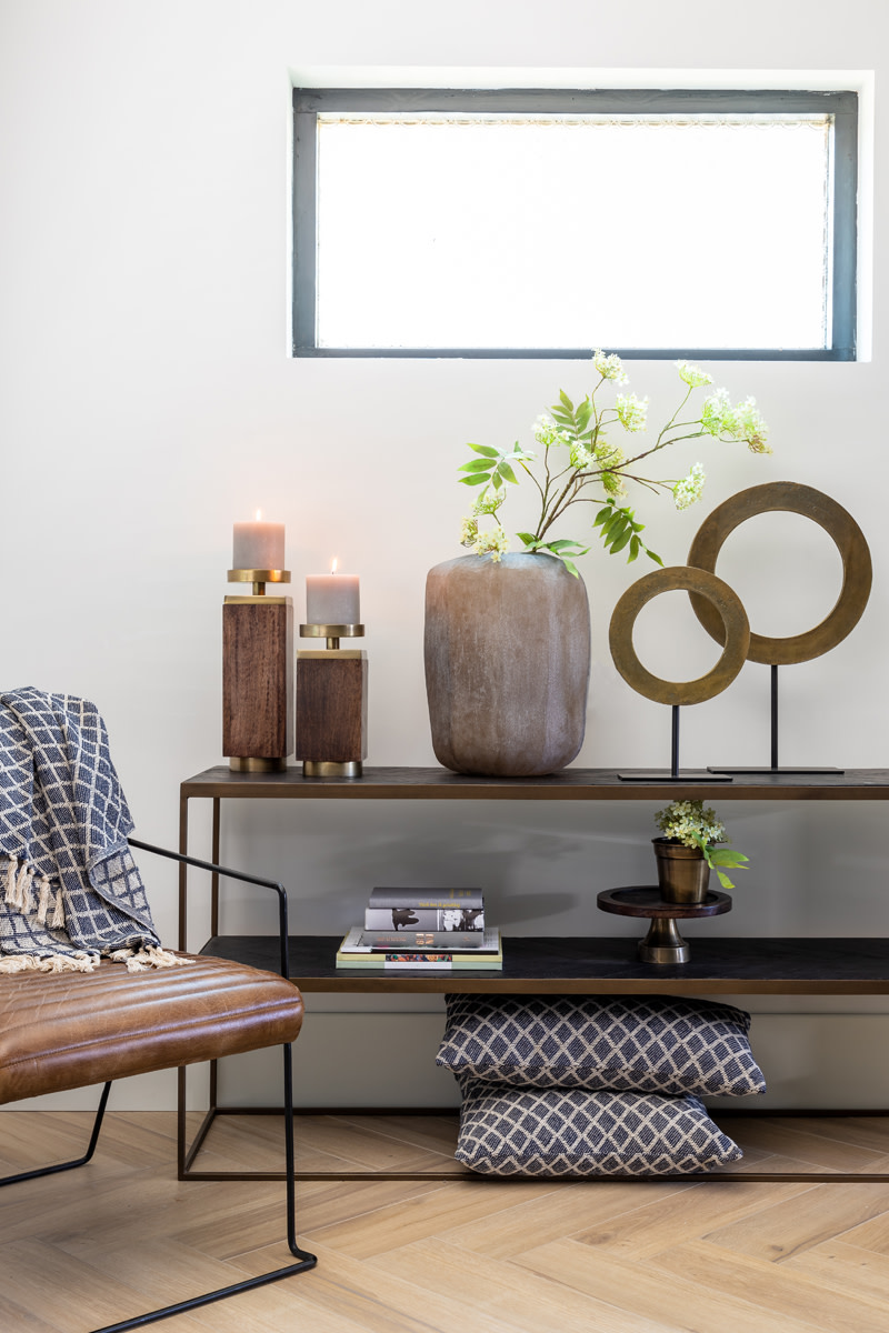 Light & Living Ornament op voet 25x10x39 cm WAIWO ruw antiek brons-mat zwrt