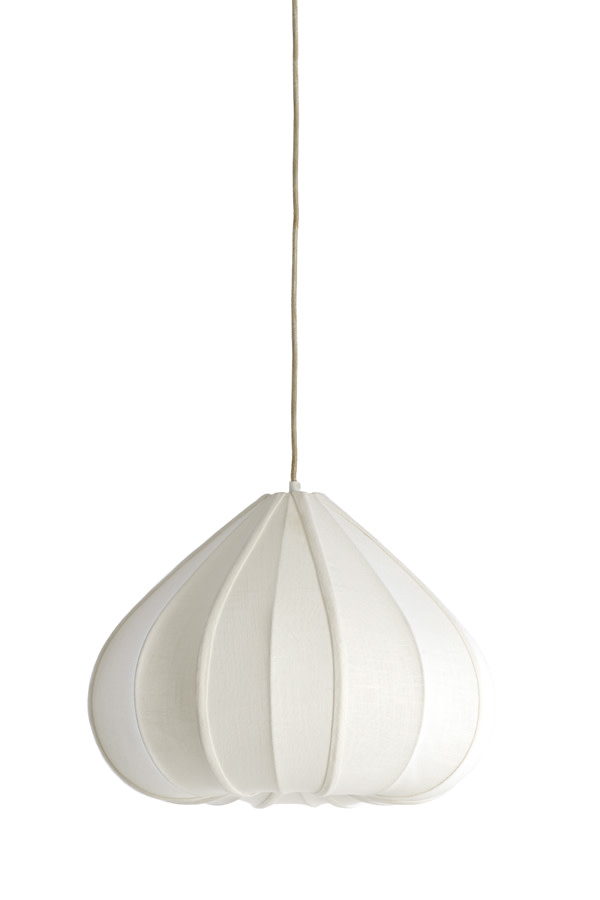 Light & Living Hanglamp Ø49x36 cm ZUBEDA wit