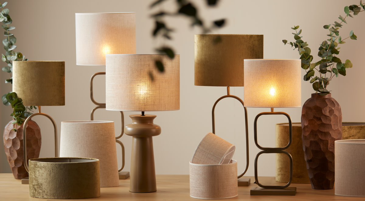 Light & Living Kap ovaal recht smal 30-15-25 cm BRESKA parel wit